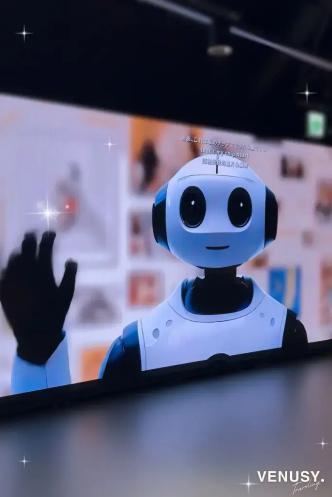 大阪万博 台湾テックワールド「Future」ゾーンで登場する、未来を語るロボットの映像