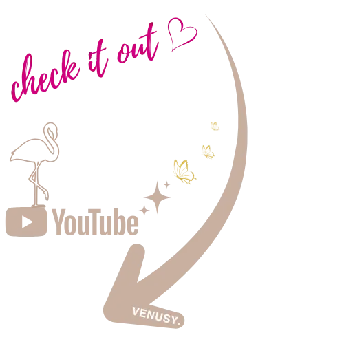 VENUSY, Youtube矢印画像